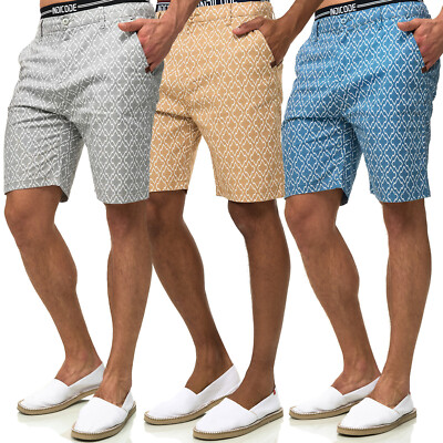 Indicode Herren Shorts Apostolis-Kurze Hose Bermuda Sommershorts Männershorts
