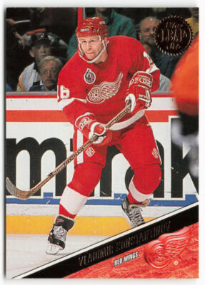 レッドダイヤモンズ 選手名鑑 ’93 VHS 1993-94 Vladimir Konstantinov Leaf - Detroit Red Wings | eBay
