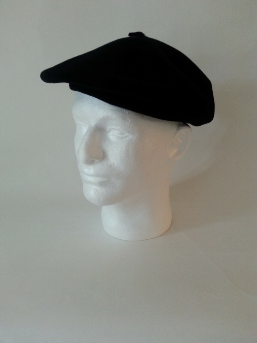 Basque Beret Navy Blue Wool Small | eBay