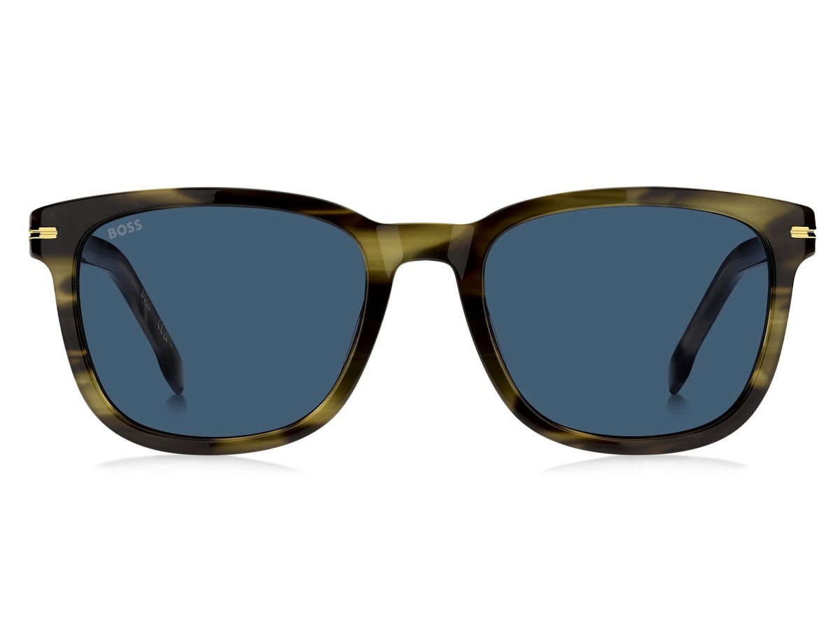 BOSS Sunglasses 1722/G/S 517 (KU) Khaki Horn/Blue Caliber 54  display picture 1