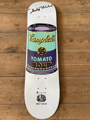 Alien Workshop Andy Warhol Skateboard Deck Icons Series Campbells OG 2013 V.RARE
