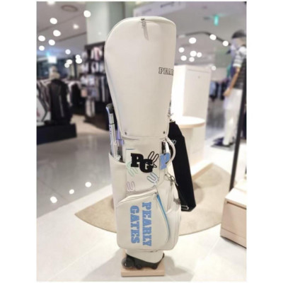 NEW Pearly Gates Golf Caddy Bag on Casters Stand White Japan C702