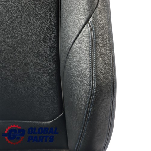 BMW F30 F31 LCI M Sport Seat Front Right O/S Heated Black Leather Contrast Blue - Picture 6 of 14
