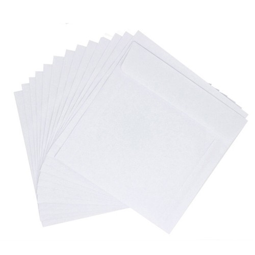 100 Pcs CD Packaging Bag Paper Portable Holder Video Storage Case - Afbeelding 10 van 11
