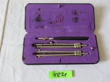 Original DDR Zirkelkasten Schul Reisszeuge Voigt M&uuml;hlhausen / Th&uuml;r. Zirkel