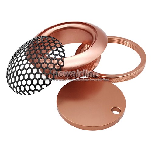 Cubierta de parrilla de tweeter de 1,5" pulgadas 60 mm coche altavoz decorativo círculo malla metálica - Imagen 3 de 6