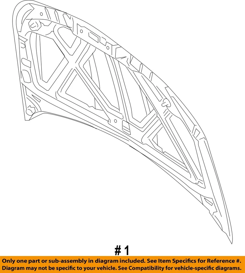 Used Hood fits: 2008 Ford Focus  Grade A Foto 4 de 4