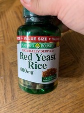 Natures Bounty Red Yeast Rice 600 MG 120 Capsules