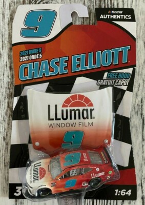 Chase Elliott #9 LLumar Film NASCAR Authentics Diecast Car 1/64 2021 Wave 5