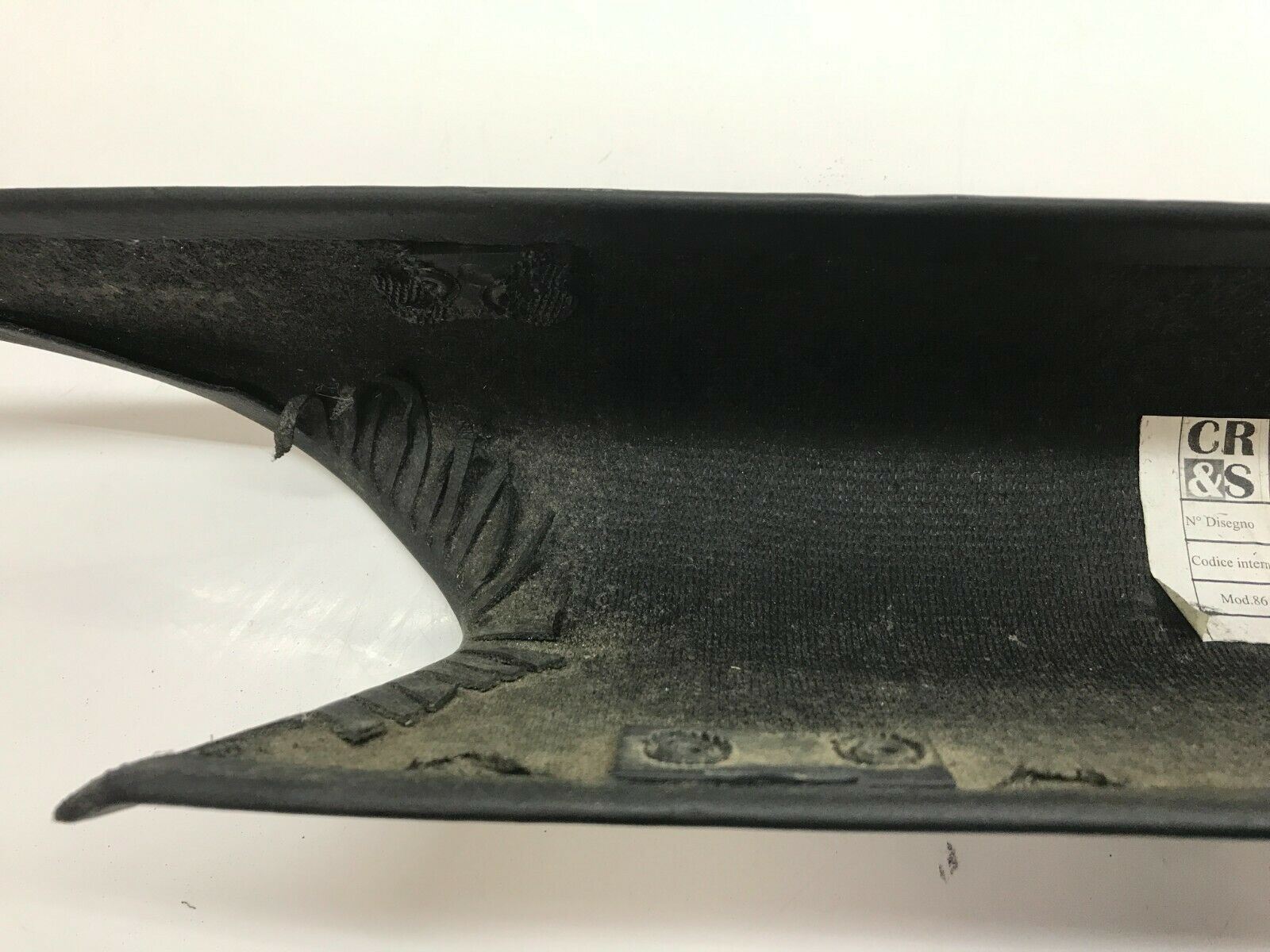 LAMBORGHINI GALLARDO DRIVER LEFT SIDE PILLAR TRIM PANEL OEM 400867233 400867231