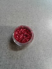 Face Body Glitter Party Makeup Red