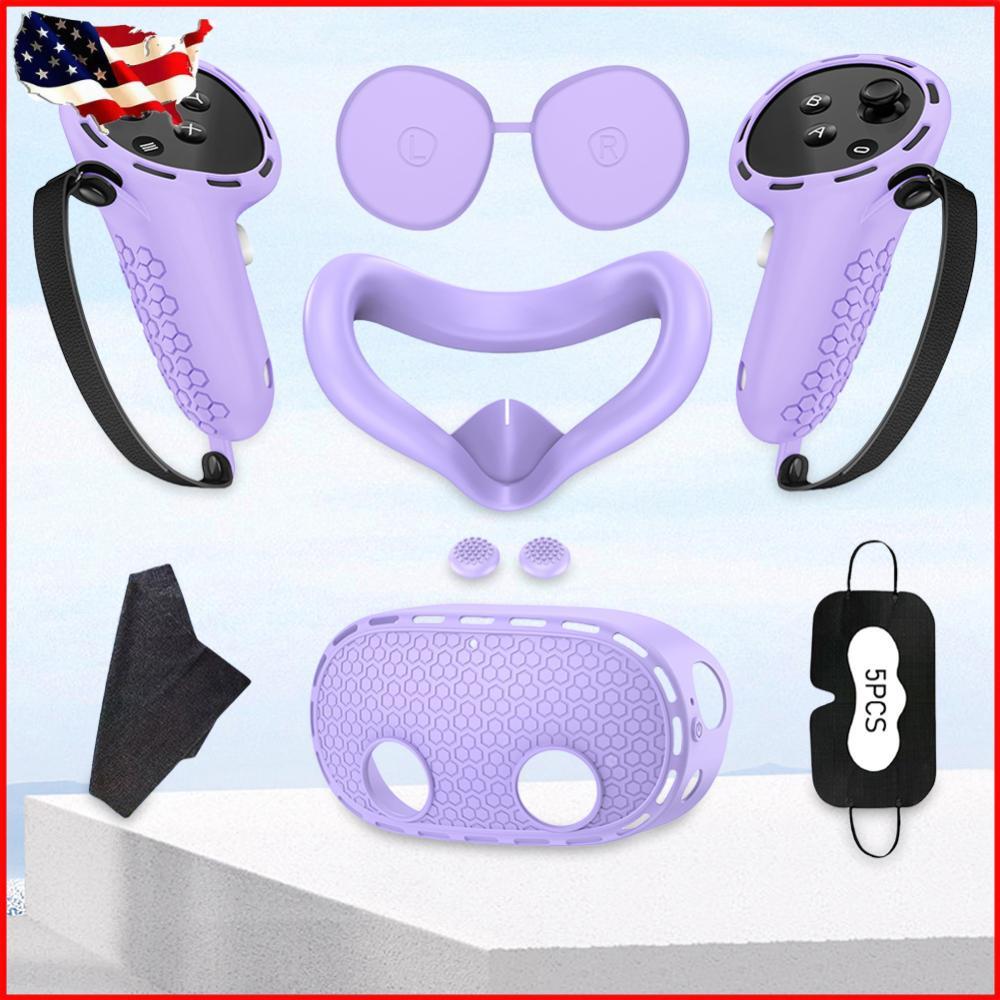 Meta Quest 3S VR Headset Controller Grips - Solid Shell Cover  -image