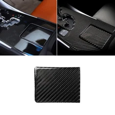 1x For Lexus IS250-350 2006-2012 Carbon Fiber Water Cup Holder Panel Cover Trim