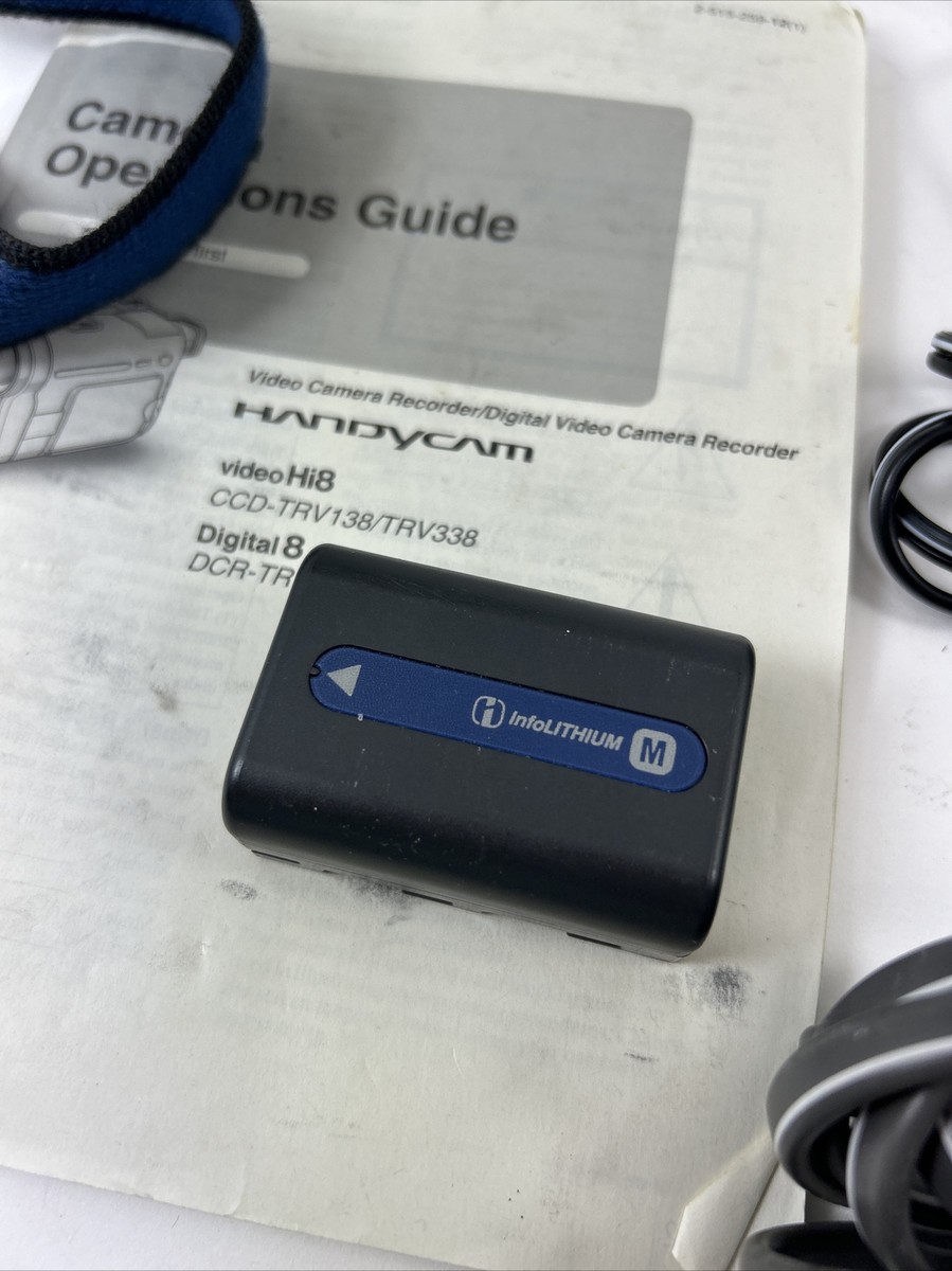 Sony DCR-TRV280 Digital8 Hi-8 Handycam w/ 20x Optical Zoom, 990x