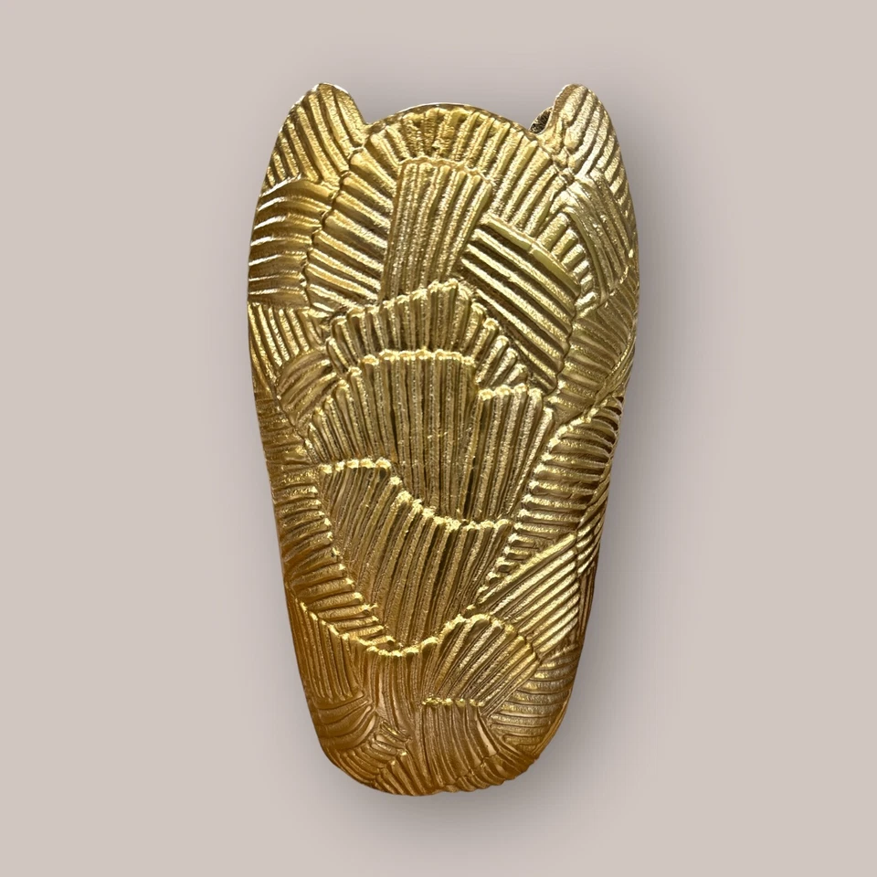 Edle Blumenvase von Colmore Gold Raw Alu 39cm hoch NEU Gefäß Vase 2,6kg - Bild 2 von 4