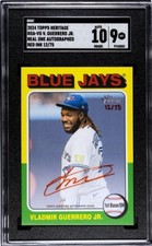 2024 Topps Heritage ROA Red Ink /75 Vladimir Guerrero Jr SGC 9 (10 Auto)