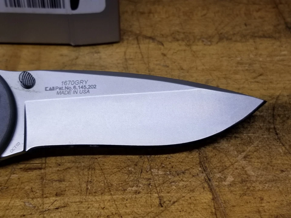 Kershaw Blur 1670GRY Assisted Folding Pocket Knife with Box - Image 2 of 4