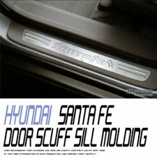 Door Scuff Trim Sill Molding For 07 09 Hyundai Santa Fe