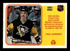 Paul Gardner 1982-83 O-Pee-Chee #236 Pittsburgh Penguins Ex-Mt