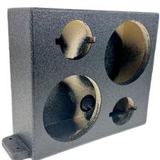 Universal Speaker Panel 2x6.5 2 X Tweters Speaker Pod Enclousure Box BIRCH 3/4