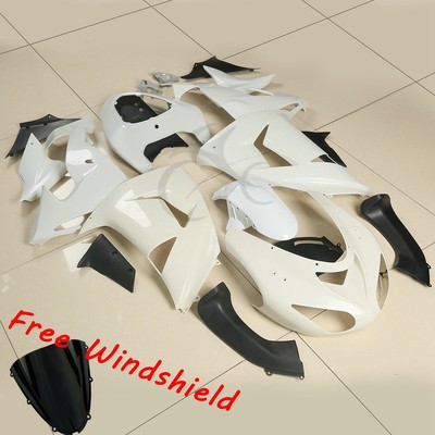 White Unpainted Fairings Body Work Fit For Kawasaki Ninja ZX10R ZX