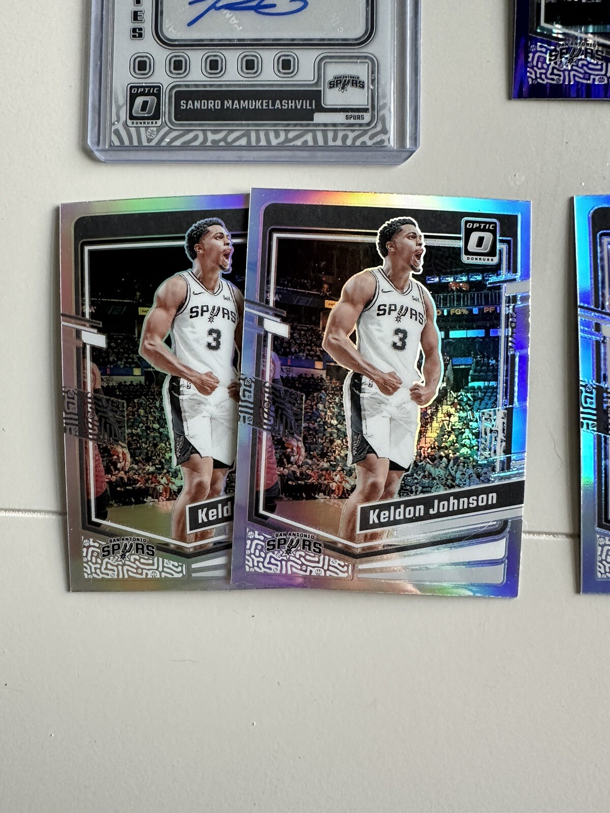 2023-24 Optic NBA SPURS LOT Of 13 w/ Wembanyama RC Prizm Parallels & Auto 🔥📈 view 11