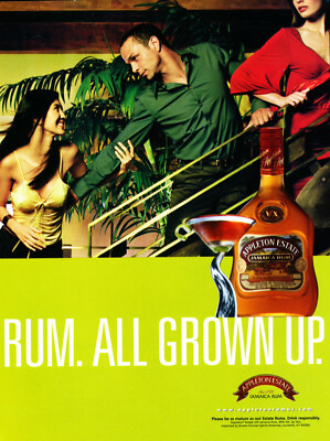 APPLETON ESTATE RUM AD #4 RARE 2004 OUT OF PRINT 