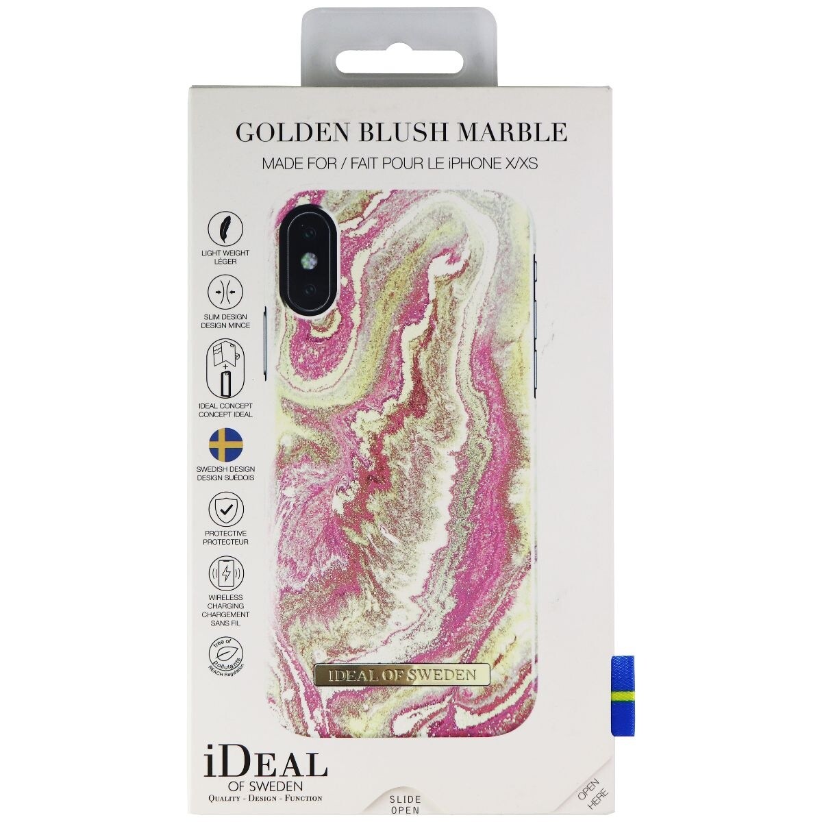 iDeal of Sweden Hard Case for Apple iPhone Xs X Golden Blush