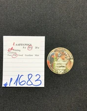 AAFES POGS, 12th Series/Printing,1 POGS, 10¢, #P1683, FAIR