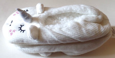 New Slip-On Knit SLIPPER SOCKS Faux Fur and Grippers Size S/M from BOSCOV'S