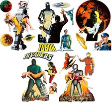 Vinyl Wall Stickers/VINTAGE THE ROBOTS ARE COMING/Waterproof, Outdoor, Wall-Safe