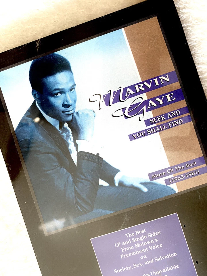 MARVIN GAYE SEALED CD GREATEST HITS SEEK & FIND LONGBOX RHINO MASTERS BOX PROMO — 第 2/4 张图片
