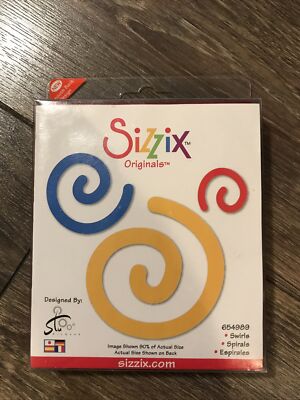 Sizzix Originals 3 Swirls Large Die #654989 | eBay