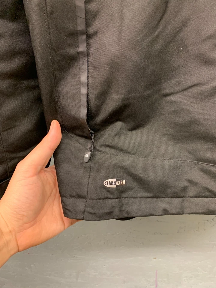 Chaqueta de Invierno Adidas ClimaWarm Para Hombre Talla 90 Negra Cremallera Completa Con Capucha Puffer Corea Foto 3 de 4