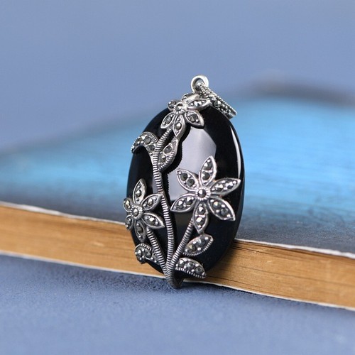 Charm Pendente Cervo con Fiori in Argento 925 Modello Pandora