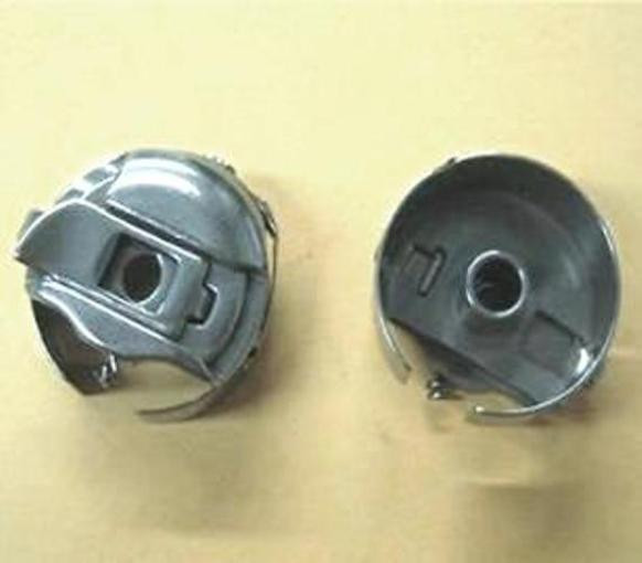 2 Bobbin Cases With Pig-Tail For ZigZag & Embroidery Sewing Machines