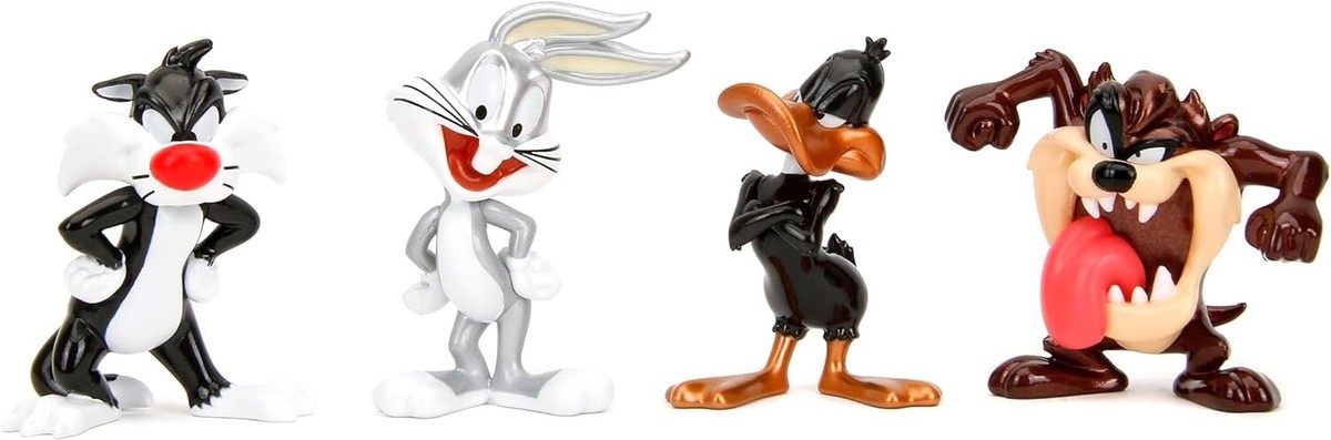 Looney Tunes スプリングスタチュー 2体セット Jada MetalFigs 2.5
