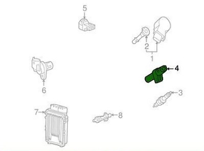NEW MERCEDES W205 W156 CRANKSHAFT POSITION SENDER UNIT SENSOR ...