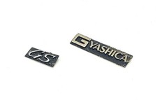 Yashica Electro 35 GS Name Logo Badges - Repair Replacement Part