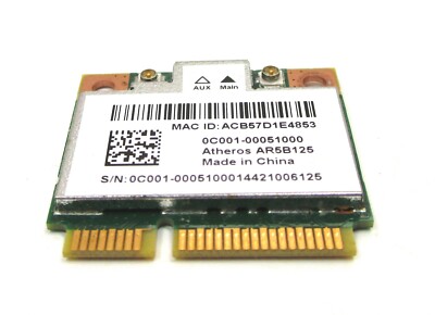 Carte WiFi Atheros AR5B95 Pour ASUS C52J K52J - Occasion Avec Garantie 6 Mois