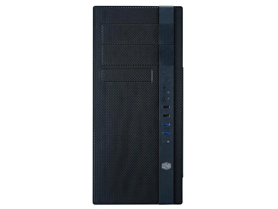 Cooler Master N400 ATX Tower with Front Mesh Ventilation, Minimal Design, 240mm - Image 2 of 4