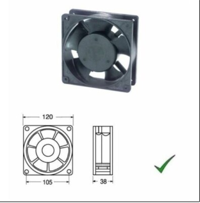Ventola 120mm 24V 3000RPM - Raffreddamento Potente E Silenzioso - Foto 2