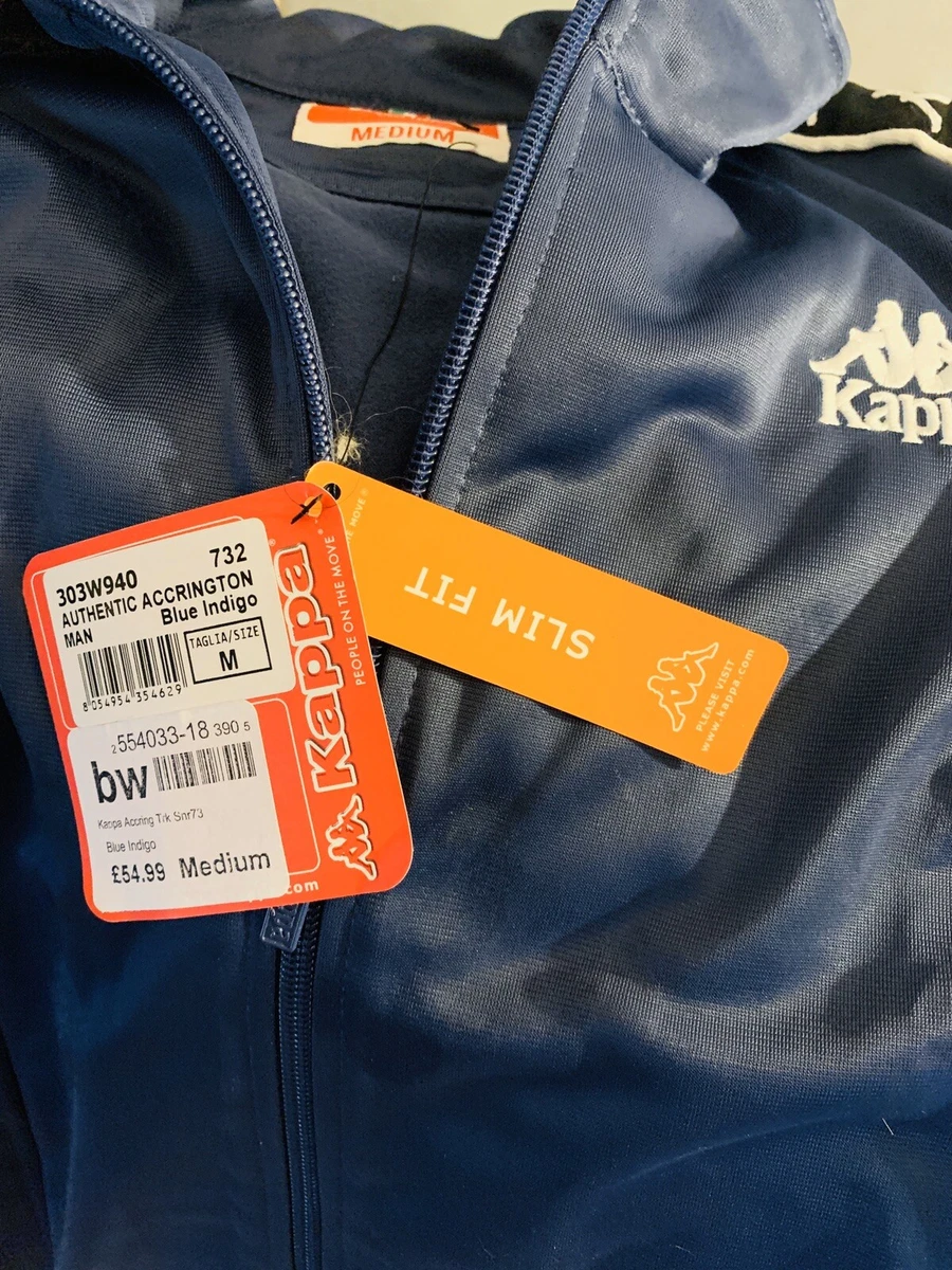 Slim Fit Kappa Jacket New With Tags Blue eBay