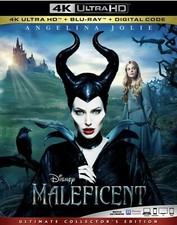 BRAND NEW Maleficent 4K  Blu-ray Digital Ultimate Collector's Edition SEALED