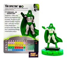 DC Heroclix The Spectre #024a w/ Card Lantern Legacy Set