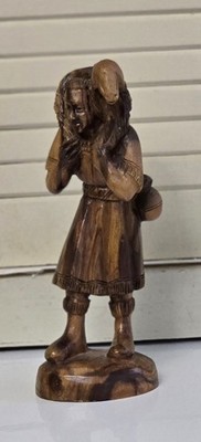 Jesus Christ - The Good Shepherd Statue - Olive Wood Holy Land Israel Bethlehem