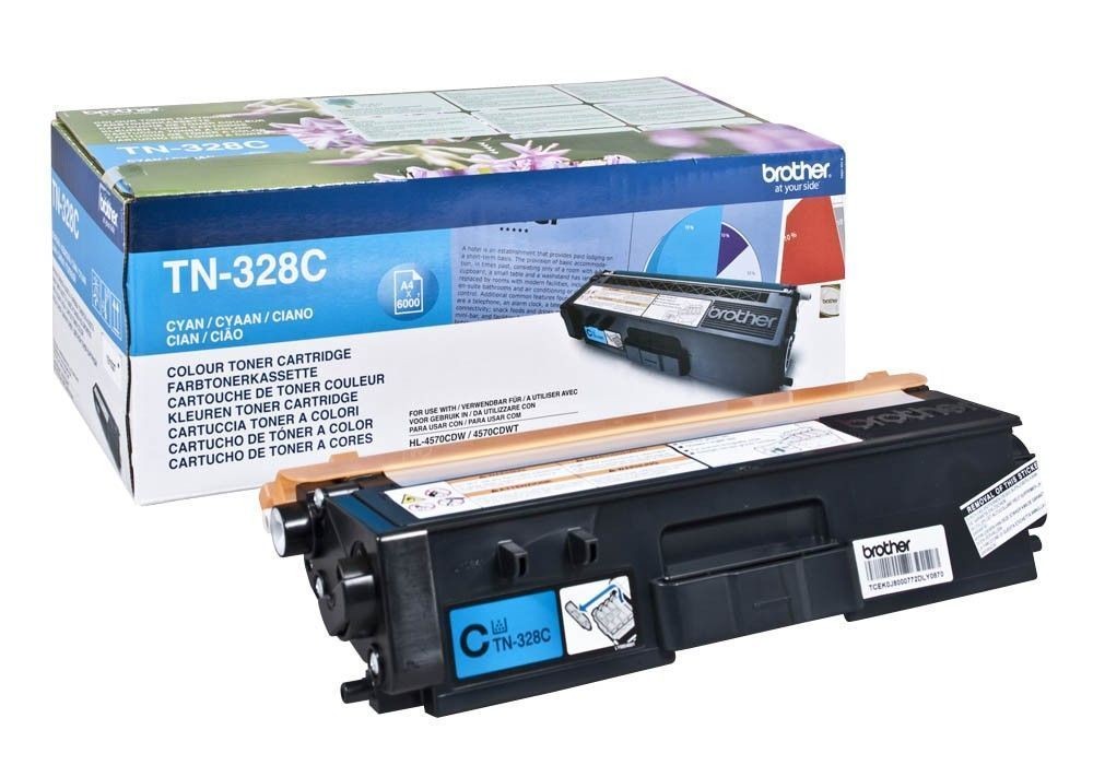 Brother TN-328C consommable imprimante laser couleur cyan pour entreprise