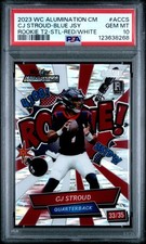 2023 WILD CARD ALUMINATION COMIX CJ STROUD ED #ACCS CJ STROUD 33/35 PSA 10