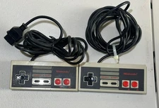 Nintendo NES Controller Lot Of 2 Original Authentic - Untested