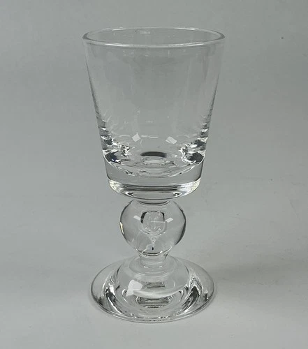 Steuben Crystal 7926 Port Wine Glass 4 1/2” Tall Baluster Teardrop Stem